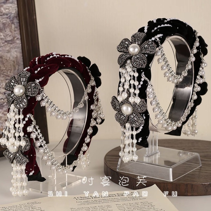 Good Floral & Wedding Decor Supply Photos - Этническая бархатная повязка на голову с