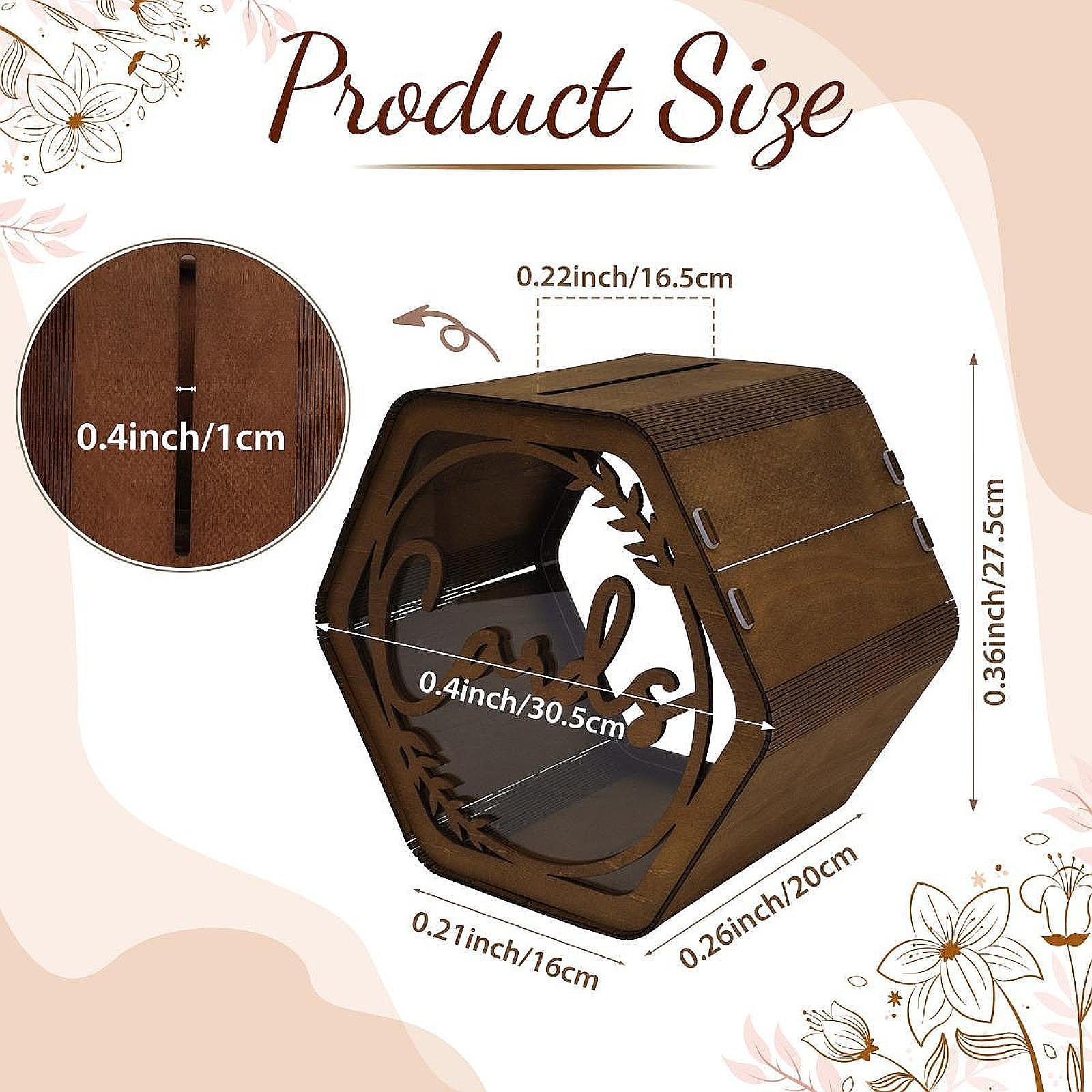 Деревянная коробка для поздрав – обзор и цена Wedding Card Box