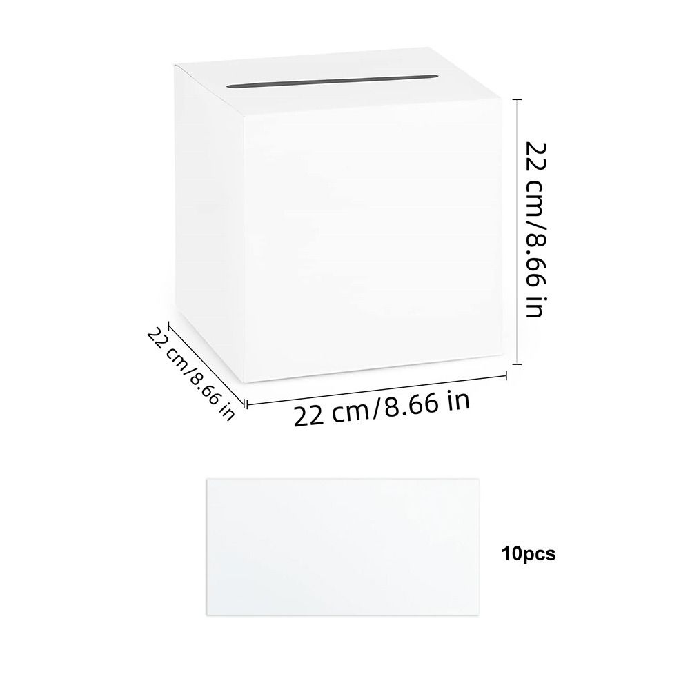 Креативная бело-черная коробка – обзор и цена Wedding Card Box